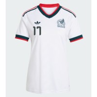Dámy Fotbalový dres Mexiko Orbelin Pineda #17 MS 2026 Venkovní Krátký Rukáv